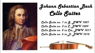 Johann Sebastian Bach  Cello suites in 432 Hz great for reading or studying [upl. by Yorztif348]