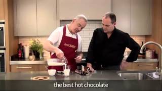 How to make a hot chocolate using an aerolatte milk frother [upl. by Chemaram]