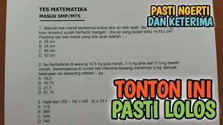 TES MASUK UNTUK SMP DAN MTS FAVORIT 110 [upl. by Palm]