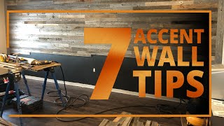 7 Valuable Tips For A Better Accent Wall Reclaimed Wood [upl. by Marte]