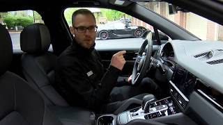 HowTo Program Garage Door HomeLink Porsche [upl. by Goodhen]