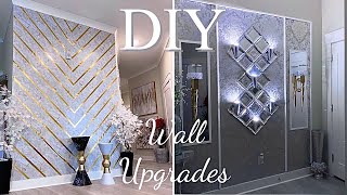 WALL UPGRADES IN A RENTAL HOW TO COVER LARGE WALLS HOME IMPROVEMENT DIY [upl. by Niwdla]