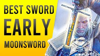 Witcher 3 Best Sword EARLY Location – The MoonBlade Silver Sword Relic Starter Guide [upl. by Reseta656]