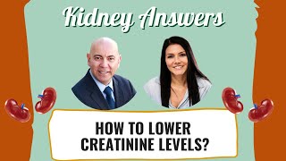 How to lower your creatinine level [upl. by Yentruocal37]