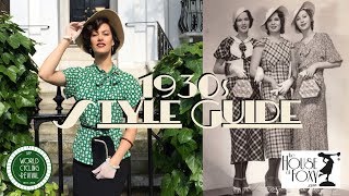 Vintage Style Guide 1930s Day Wear Look⎟VINTAGE TIPS amp TRICKS [upl. by Ahsemrak]