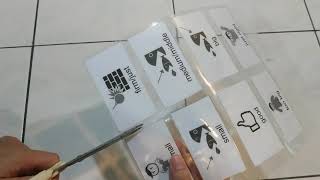 How to laminate paper [upl. by Panaggio527]