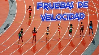 Pruebas de velocidad en el Atletismo [upl. by Zetneuq148]