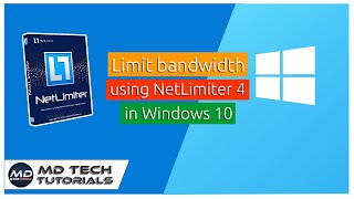 How to limit internet bandwidth using NetLimiter 4 on windows 10 [upl. by Leikeze]