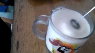 Aerolatte Review Frothing Cold Milk In Under 1 Minute [upl. by Issej]