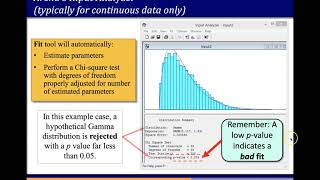 IEE 475 Lab 8 Part 2  Arena Input Analyzer Tutorial [upl. by Treblah793]